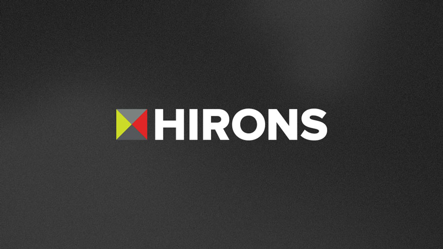 Hirons Logo on Grey Background, Default Blog Featured Image